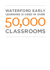 Waterford Early Learning is used in over 50,000 classrooms