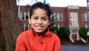 young hispanic boy