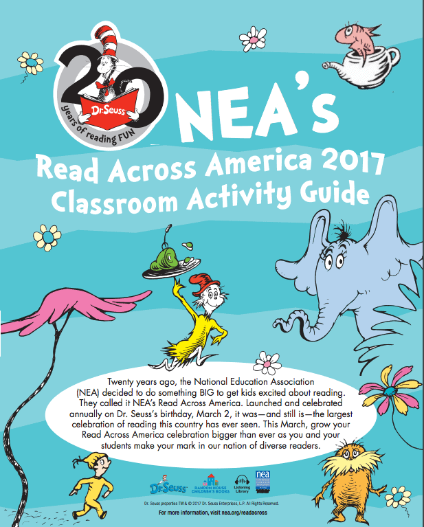 NEA's Read Across America activity booklet