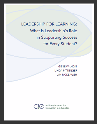 Leadership for Learning report