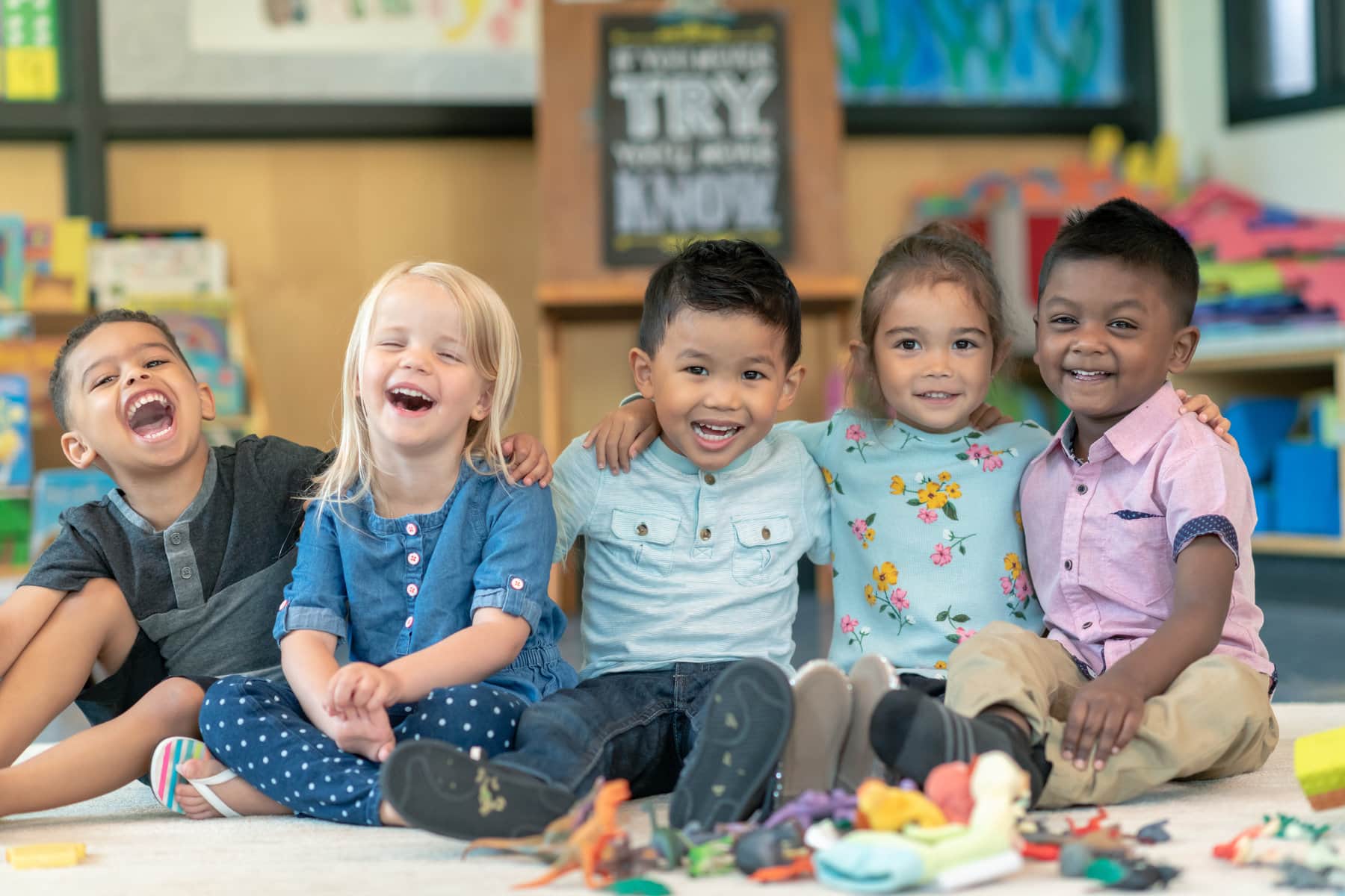 stock photo of students in a classroom