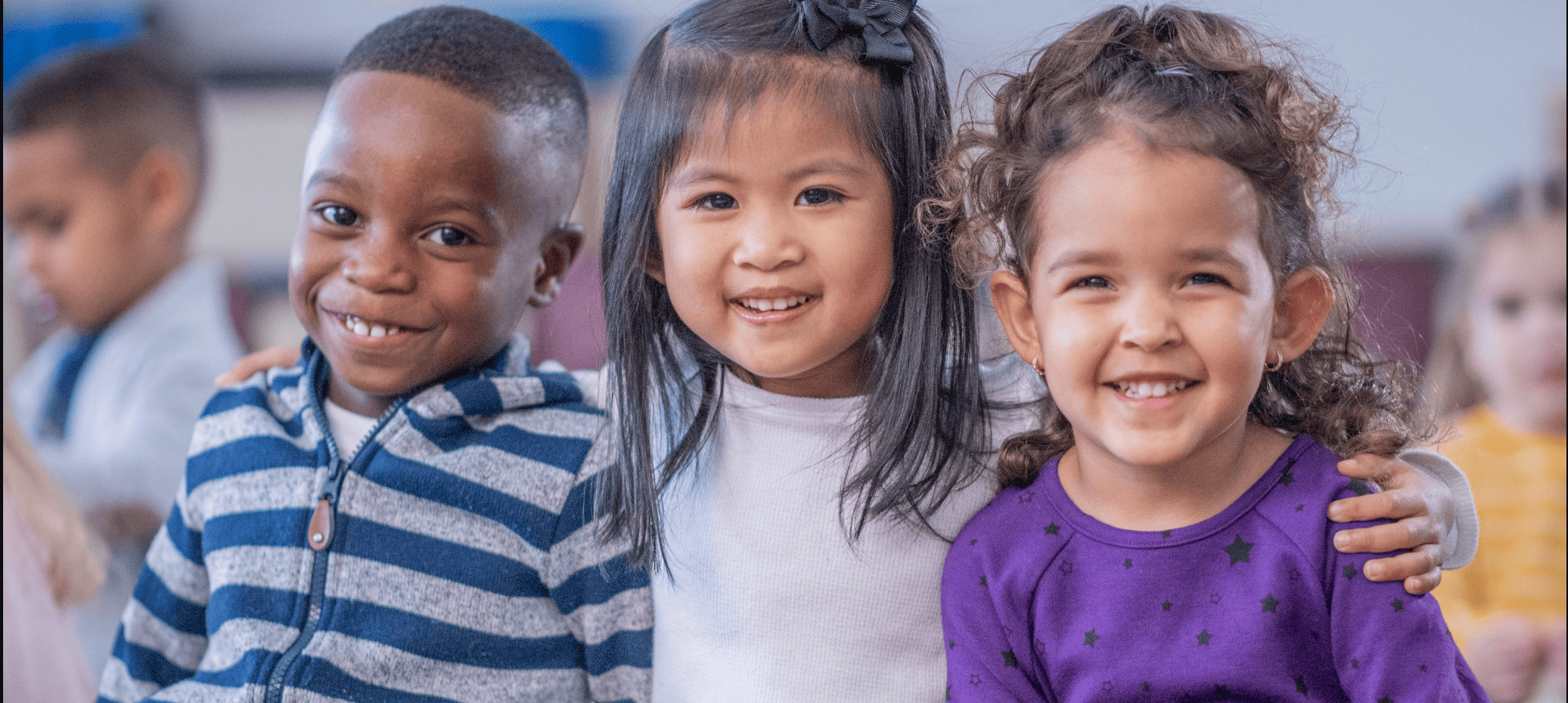 Daycare Children Portrait stock photo