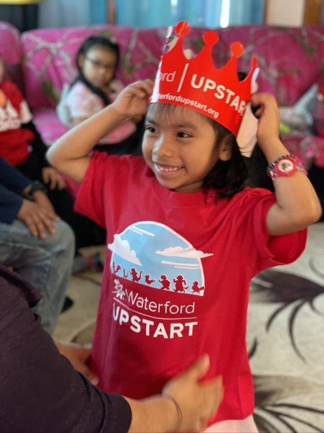 Child with Upstart hat